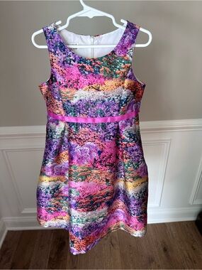 Pippa & Julie Vibrant Floral Sleeveless Party Dress size 6